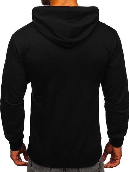 Men's Printed Hoodie Black Bolf 6140