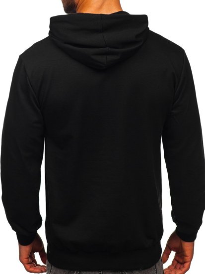 Men's Printed Hoodie Black Bolf 6161