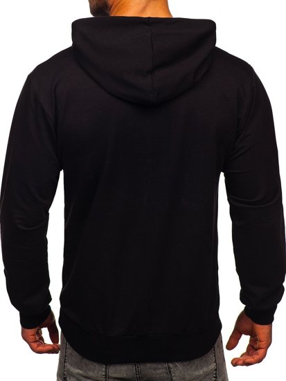 Men's Printed Hoodie Black Bolf 6167