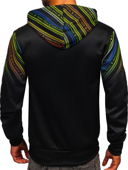 Men's Printed Hoodie Black Bolf HM258