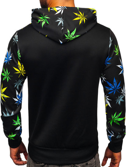 Men's Printed Hoodie Black Bolf HM517