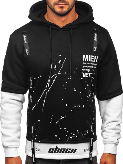 Men's Printed Hoodie Black Bolf LJ0586A