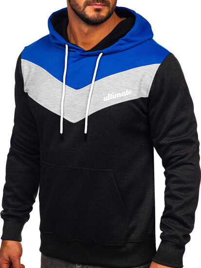 Men's Printed Hoodie Graphite Bolf W3878