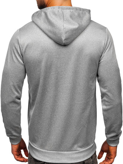 Men's Printed Hoodie Grey Bolf HY971