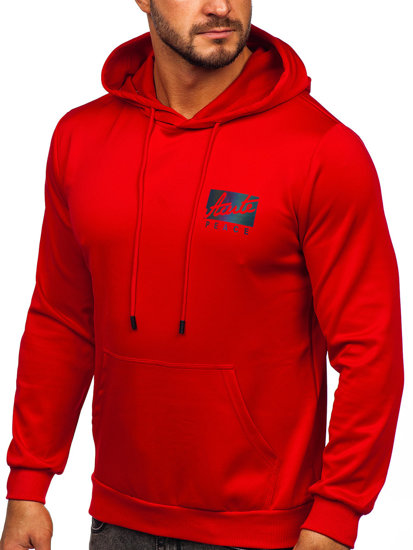 Men's Printed Hoodie Red Bolf HY971