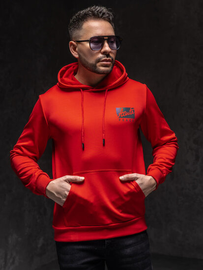 Men's Printed Hoodie Red Bolf HY971A1