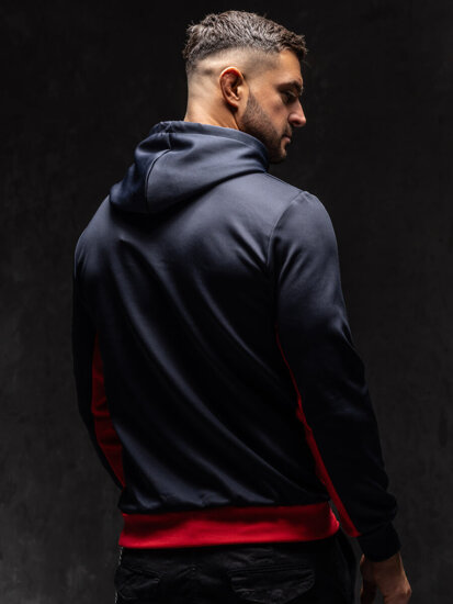 Men's Printed Hoodie Red Bolf HY972