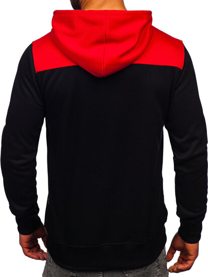 Men's Printed Hoodie Red Bolf W3878