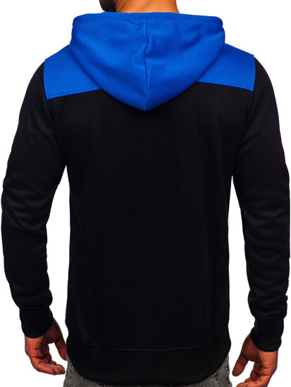 Men's Printed Hoodie Royal Blue Bolf W3878