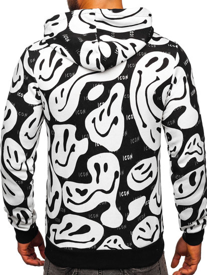 Men's Printed Hoodie White Bolf 141032