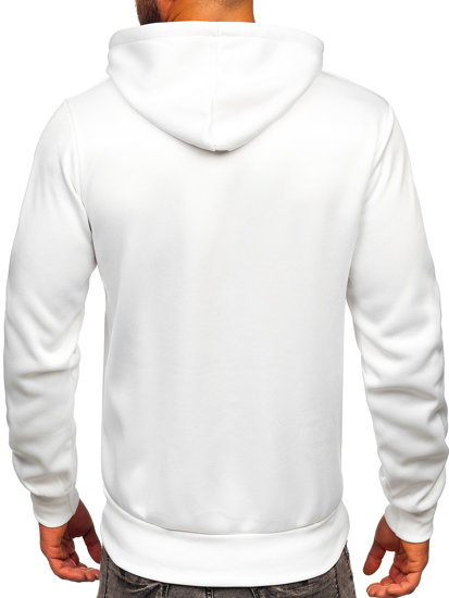 Men's Printed Hoodie White Bolf HM563