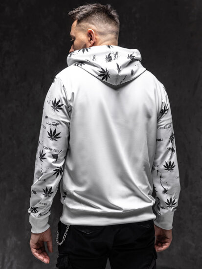 Men's Printed Hoodie White Bolf HM628A1