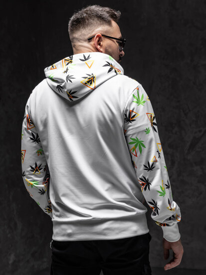 Men's Printed Hoodie White Bolf HM631A1