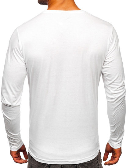 Men's Printed Long Sleeve Top White Bolf 1219