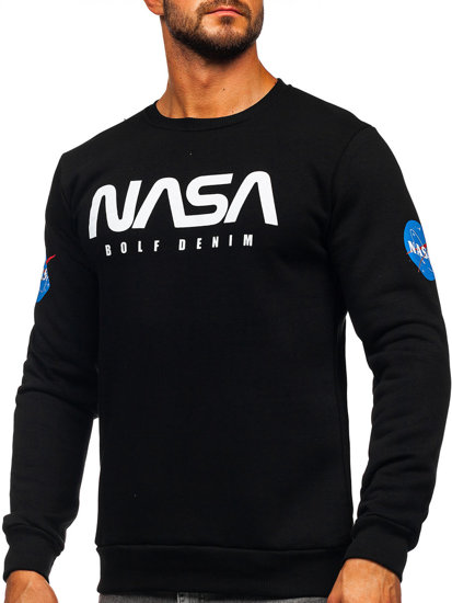 Men's Printed Sweatshirt Black Bolf 146955