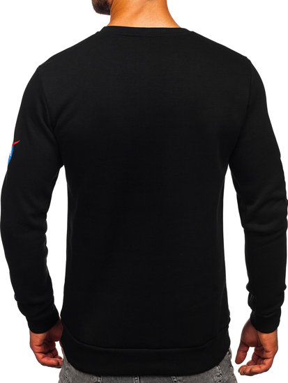 Men's Printed Sweatshirt Black Bolf 146955