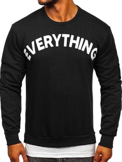 Men's Printed Sweatshirt Black Bolf 181905