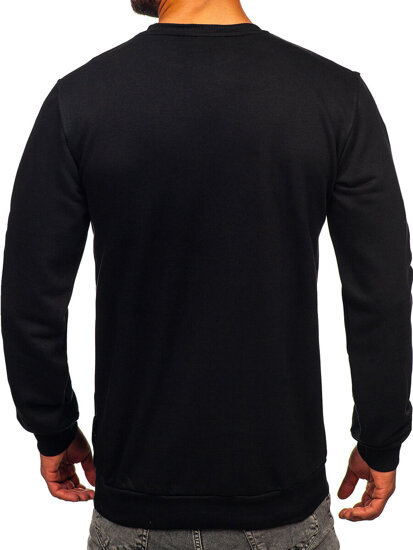 Men's Printed Sweatshirt Black Bolf 6445