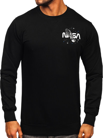 Men's Printed Sweatshirt Black Bolf 6476