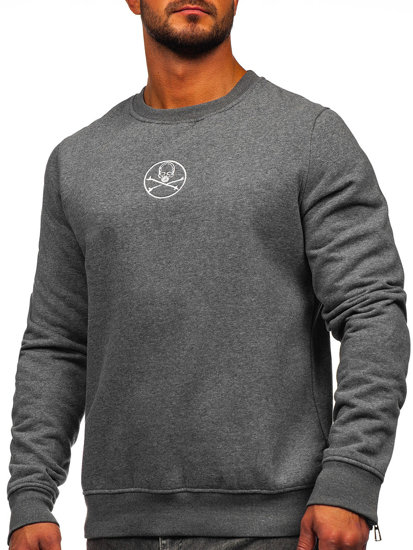 Men's Printed Sweatshirt Graphite Bolf MF2014