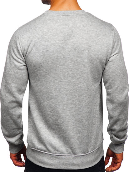 Men's Printed Sweatshirt Grey Bolf 14601