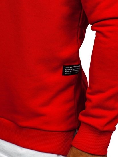 Men's Printed Sweatshirt Red Bolf 11114