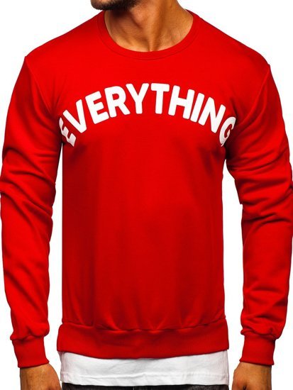 Men's Printed Sweatshirt Red Bolf 181905