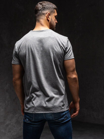 Men's Printed T-shirt Anthracite Bolf Y70007