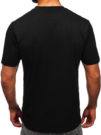 Men's Printed T-shirt Black Bolf 14207