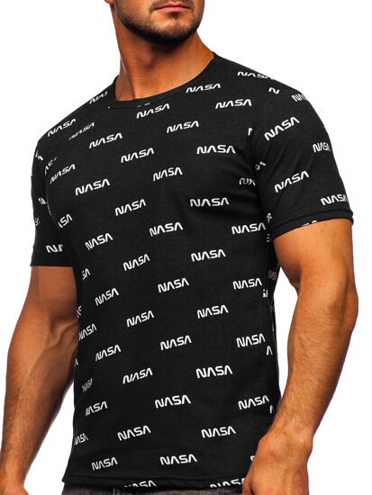 Men's Printed T-shirt Black Bolf 14950-1