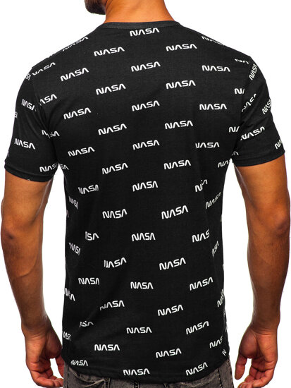 Men's Printed T-shirt Black Bolf 14950-1