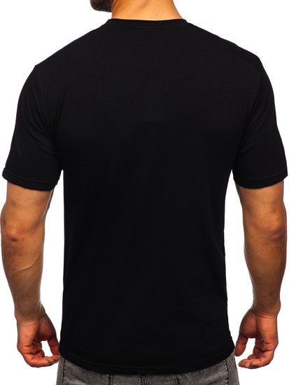 Men's Printed T-shirt Black Bolf 192380