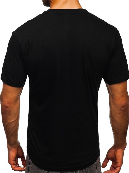 Men's Printed T-shirt Black Bolf 2098