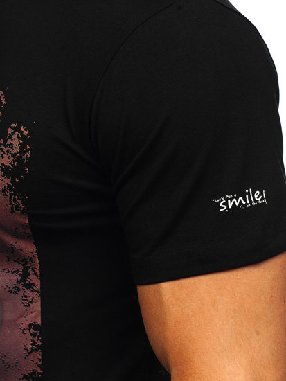 Men's Printed T-shirt Black Bolf GS2554