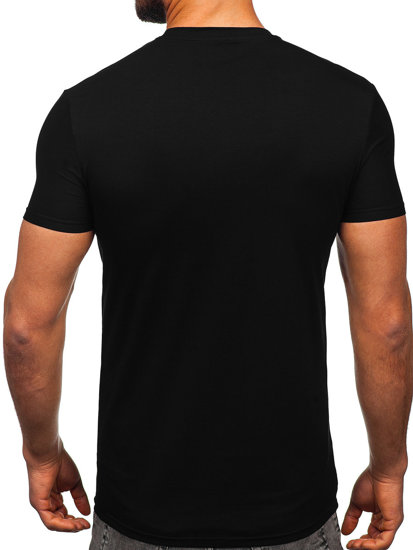 Men's Printed T-shirt Black Bolf MT3046