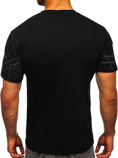 Men's Printed T-shirt Black Bolf SS10935