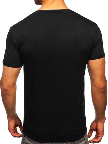 Men's Printed T-shirt Black Bolf Y70007