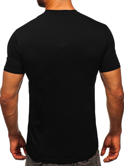 Men's Printed T-shirt Black Bolf Y70019