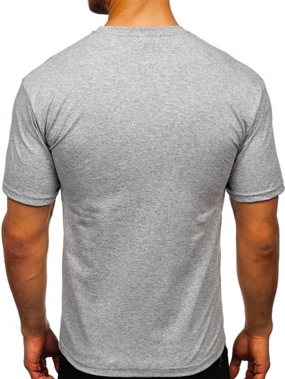 Men's Printed T-shirt Grey Bolf 14333