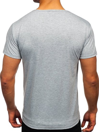 Men's Printed T-shirt Grey Bolf KS2633