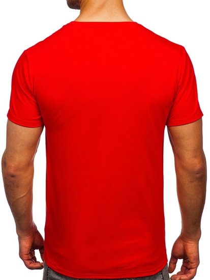 Men's Printed T-shirt Red Bolf Y70012