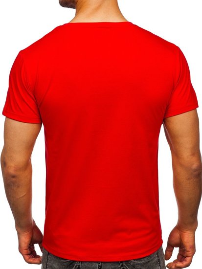 Men's Printed T-shirt Red Bolf Y70015