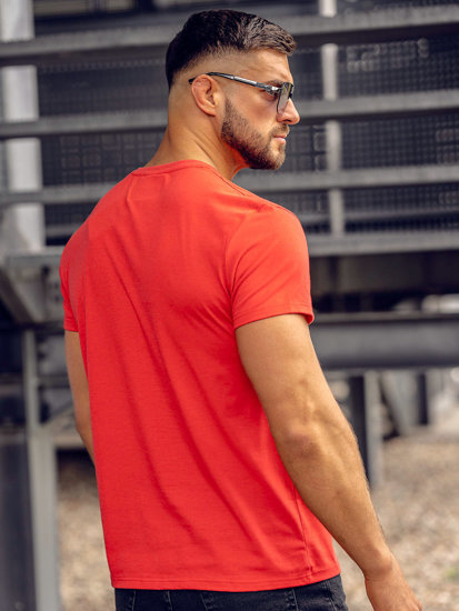 Men's Printed T-shirt Red Bolf Y70015A