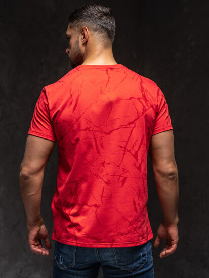 Men's Printed T-shirt Red Bolf Y70026