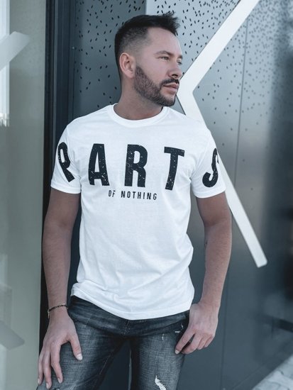 Men's Printed T-shirt White Bolf 1180