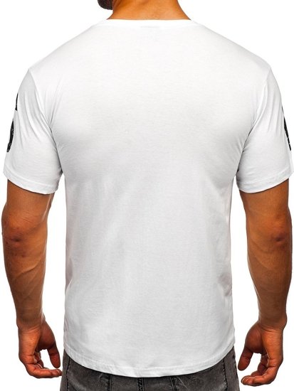 Men's Printed T-shirt White Bolf 1180