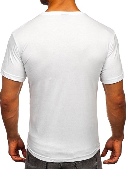 Men's Printed T-shirt White Bolf 1267