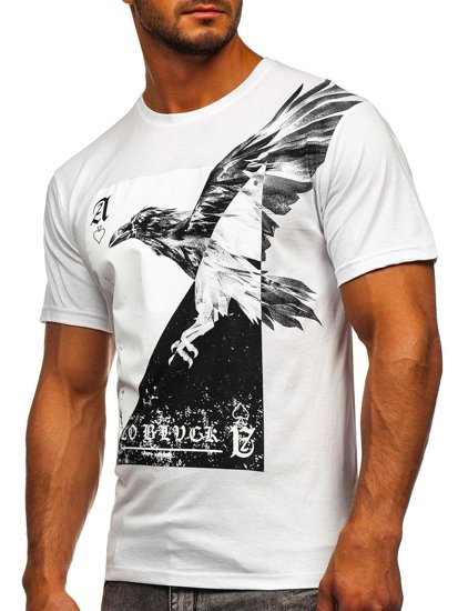 Men's Printed T-shirt White Bolf 142171