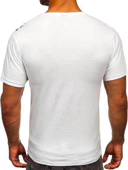 Men's Printed T-shirt White Bolf 142171