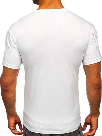 Men's Printed T-shirt White Bolf 142174